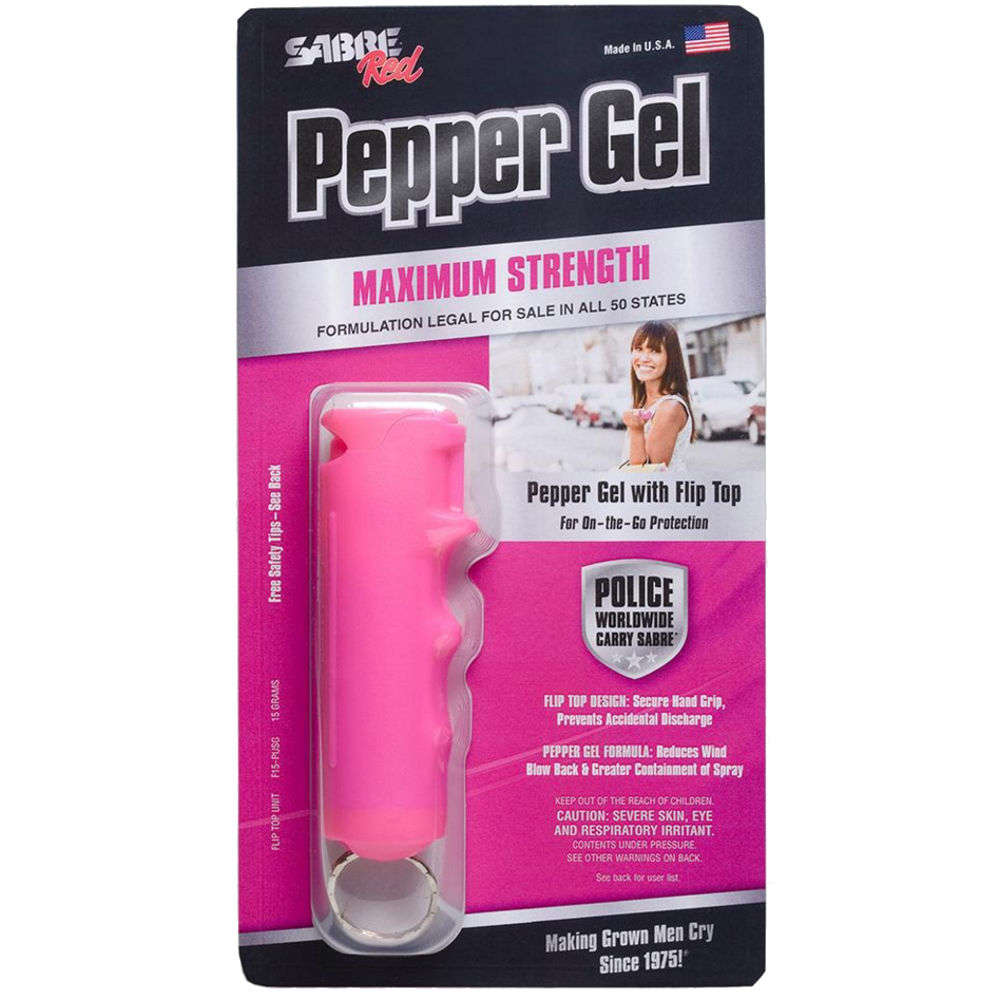 Non Lethal Defense Security Equipment 4.50" RUGER FLIPTOP PEPPER GEL - PINK • Model: 4.50"